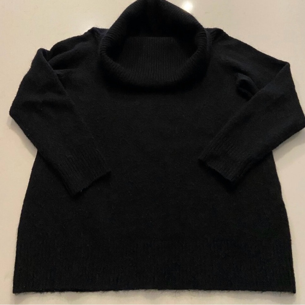 Wilfred Classic Black Cowl Neck Sweater